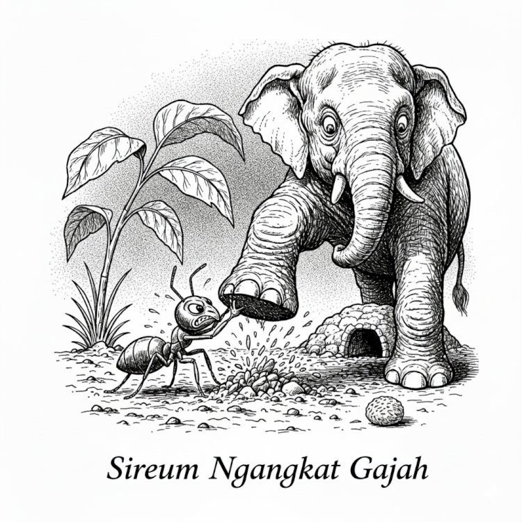 Sireum Ngangkat Gajah