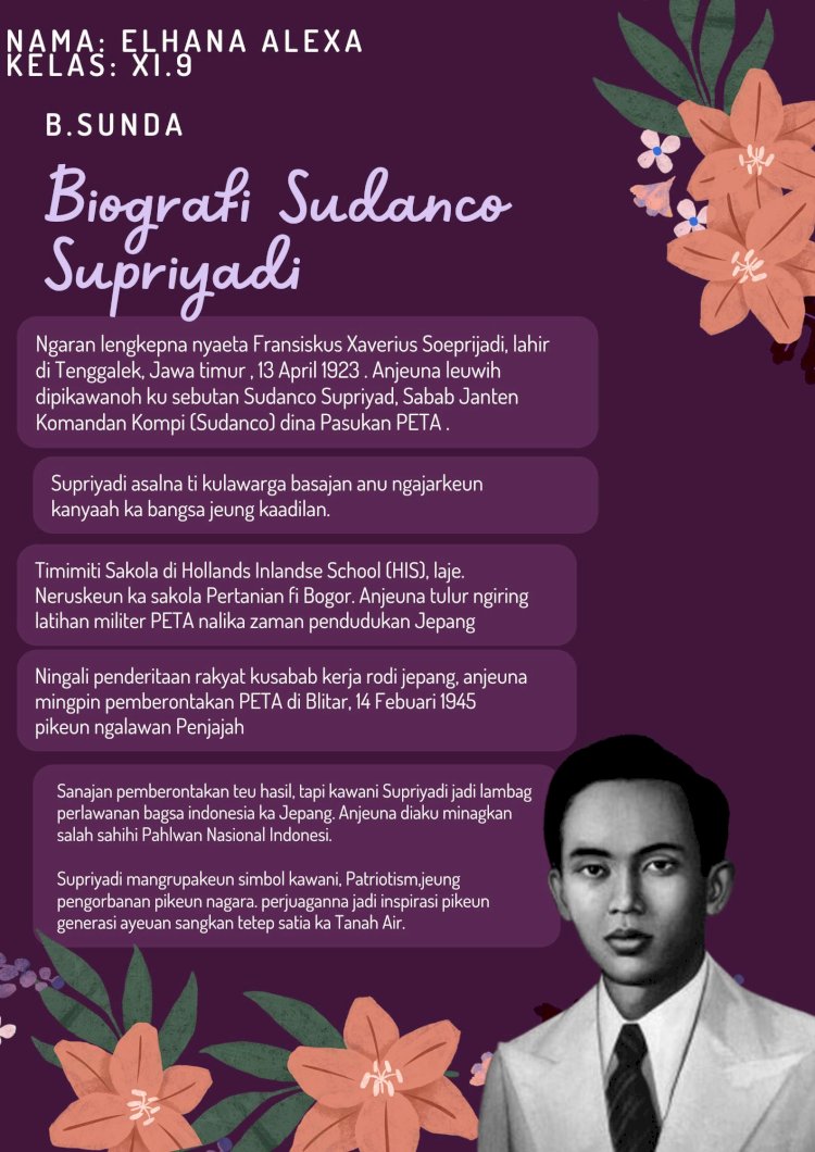 Biografi Sudanco Supriyadi